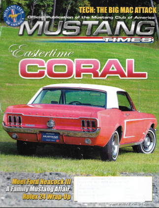 MUSTANG TIMES 2007 APR - MUSTANG CLUB OF AMERICA